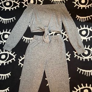 Gray Sweat Set